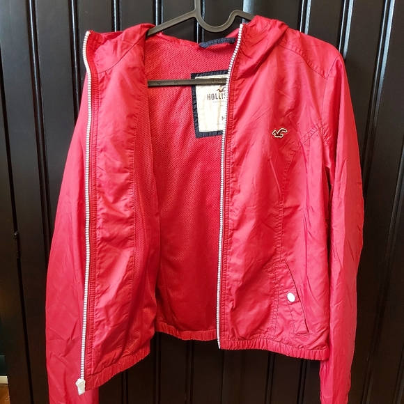🌿 NWOT Hollister Rain Jacket - Picture 4 of 7